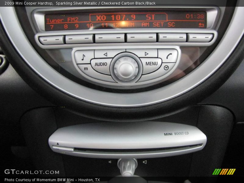 Sparkling Silver Metallic / Checkered Carbon Black/Black 2009 Mini Cooper Hardtop