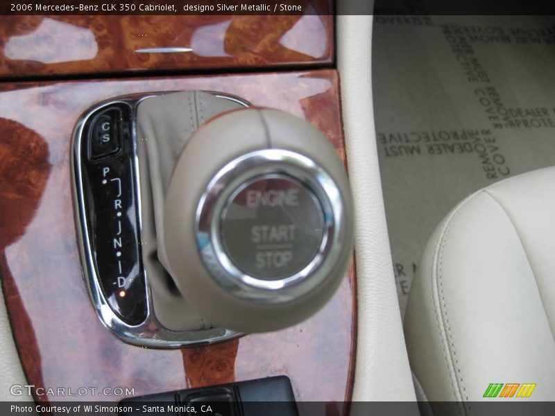 designo Silver Metallic / Stone 2006 Mercedes-Benz CLK 350 Cabriolet