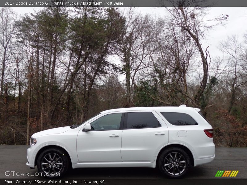 White Knuckle / Black/Light Frost Beige 2017 Dodge Durango GT