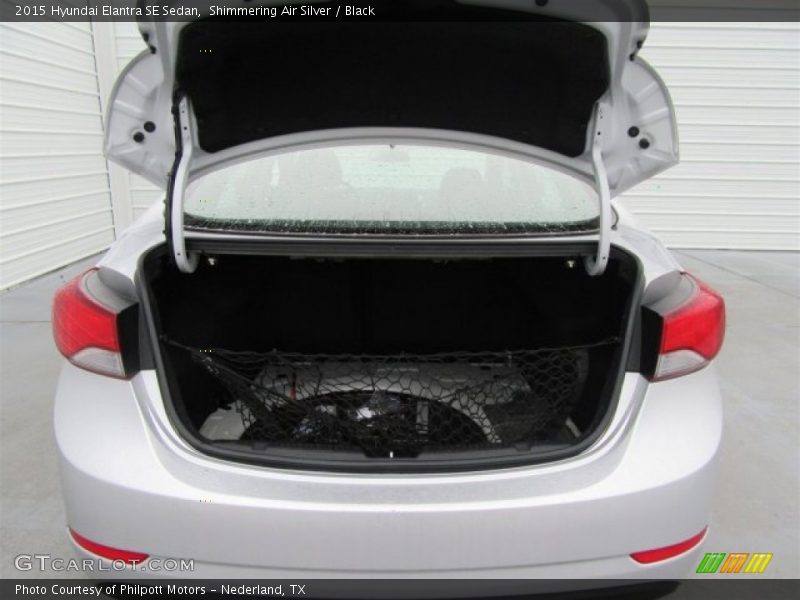 Shimmering Air Silver / Black 2015 Hyundai Elantra SE Sedan