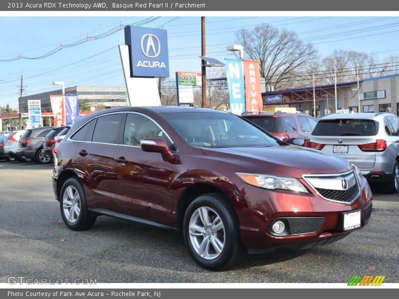 Basque Red Pearl II / Parchment 2013 Acura RDX Technology AWD