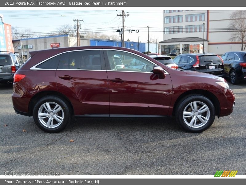 Basque Red Pearl II / Parchment 2013 Acura RDX Technology AWD