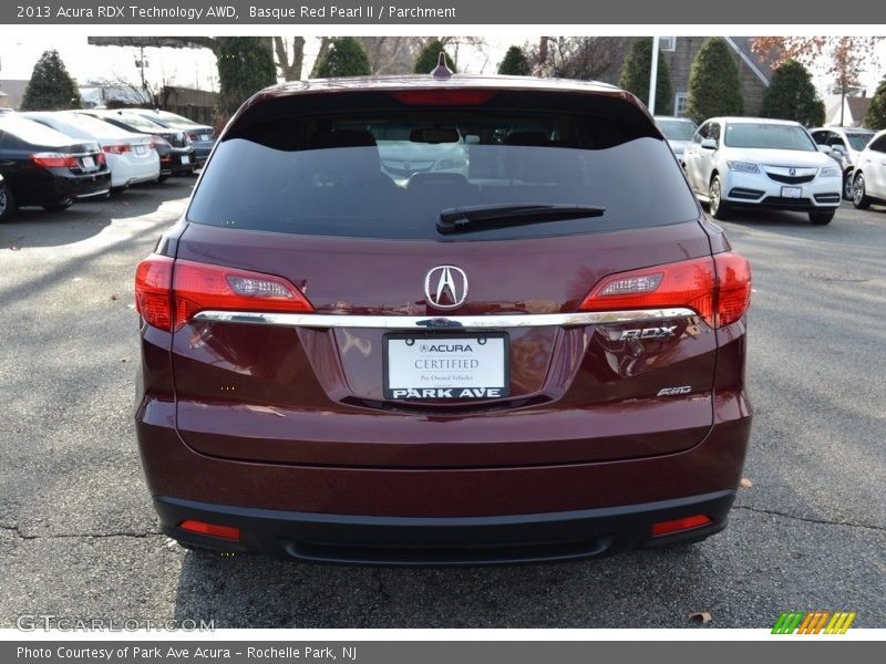 Basque Red Pearl II / Parchment 2013 Acura RDX Technology AWD