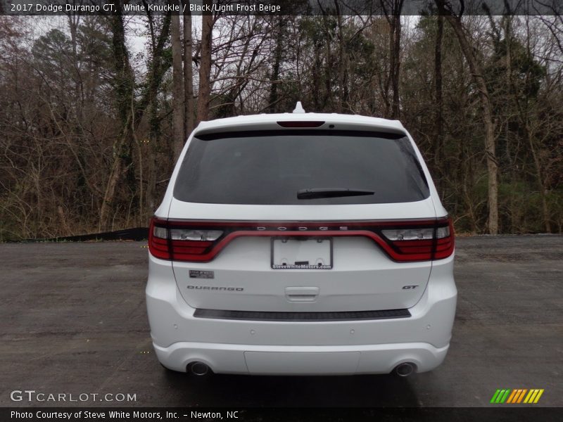 White Knuckle / Black/Light Frost Beige 2017 Dodge Durango GT