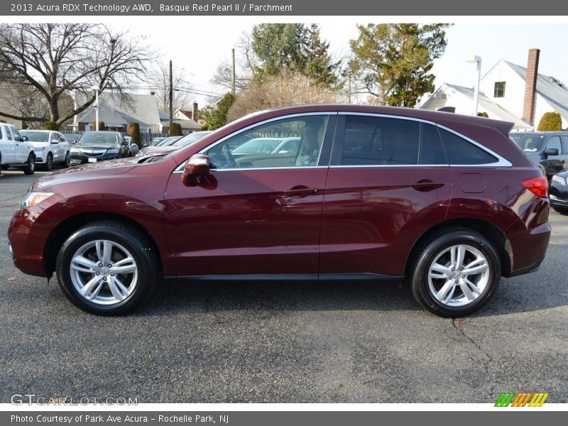 Basque Red Pearl II / Parchment 2013 Acura RDX Technology AWD