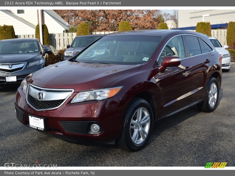 Basque Red Pearl II / Parchment 2013 Acura RDX Technology AWD