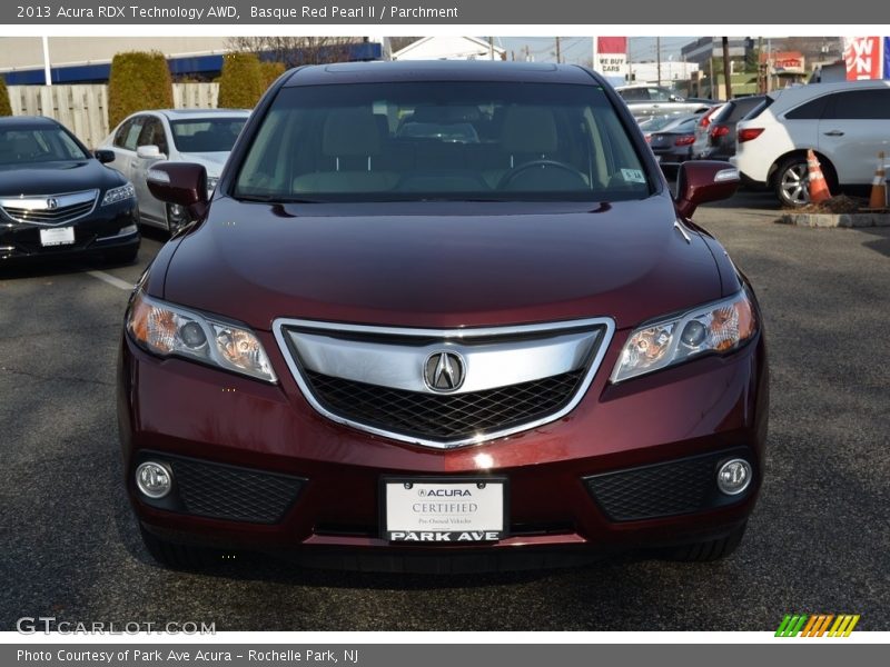 Basque Red Pearl II / Parchment 2013 Acura RDX Technology AWD