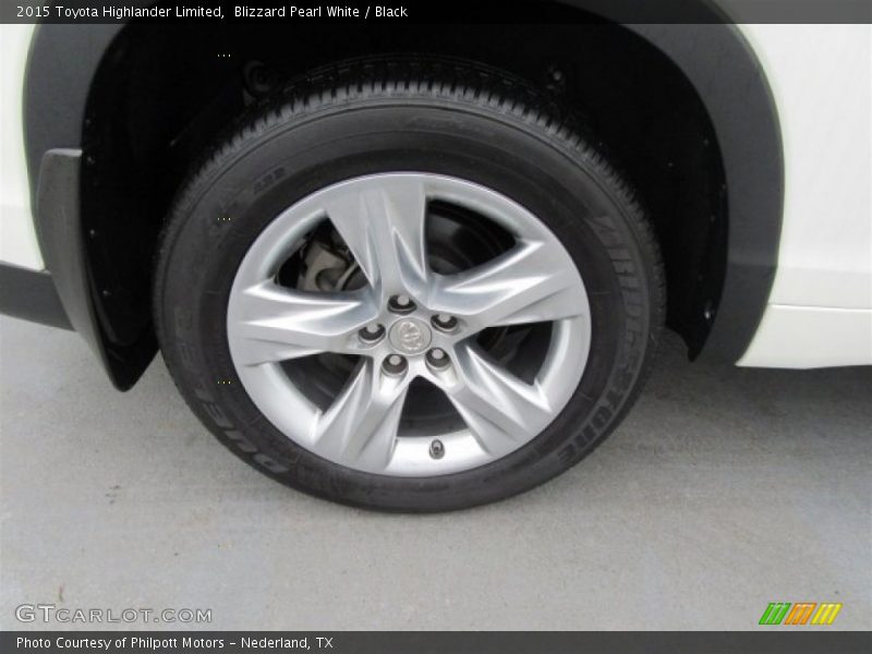Blizzard Pearl White / Black 2015 Toyota Highlander Limited