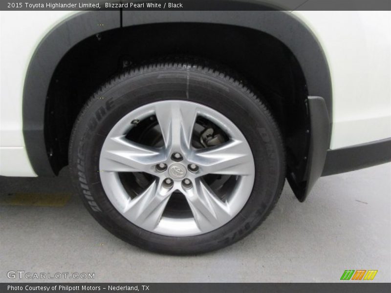 Blizzard Pearl White / Black 2015 Toyota Highlander Limited