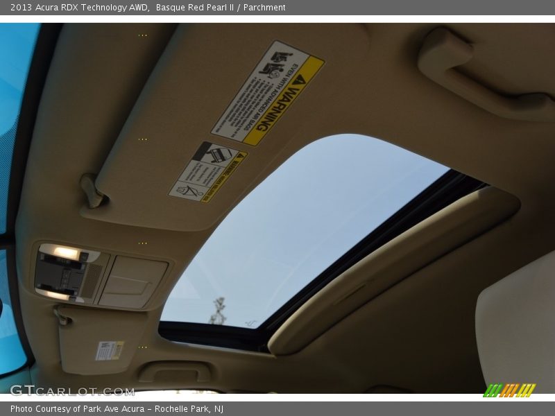 Basque Red Pearl II / Parchment 2013 Acura RDX Technology AWD