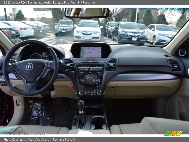 Basque Red Pearl II / Parchment 2013 Acura RDX Technology AWD