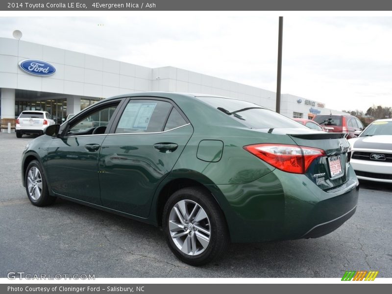 4Evergreen Mica / Ash 2014 Toyota Corolla LE Eco