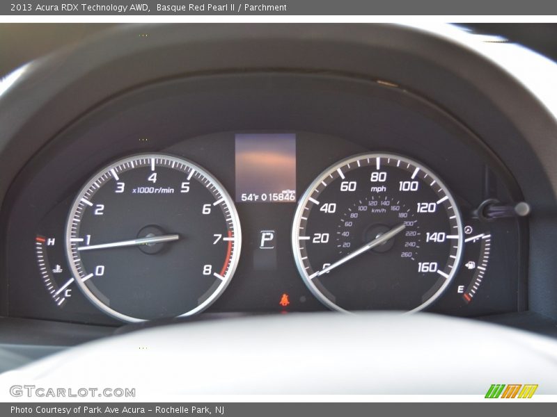 Basque Red Pearl II / Parchment 2013 Acura RDX Technology AWD