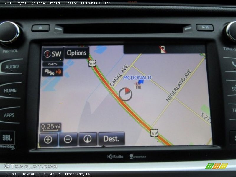 Blizzard Pearl White / Black 2015 Toyota Highlander Limited