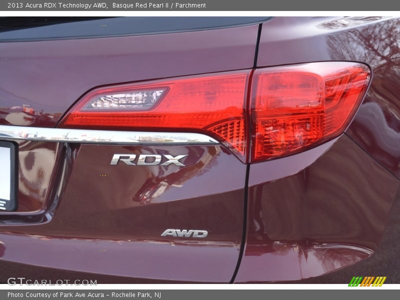Basque Red Pearl II / Parchment 2013 Acura RDX Technology AWD