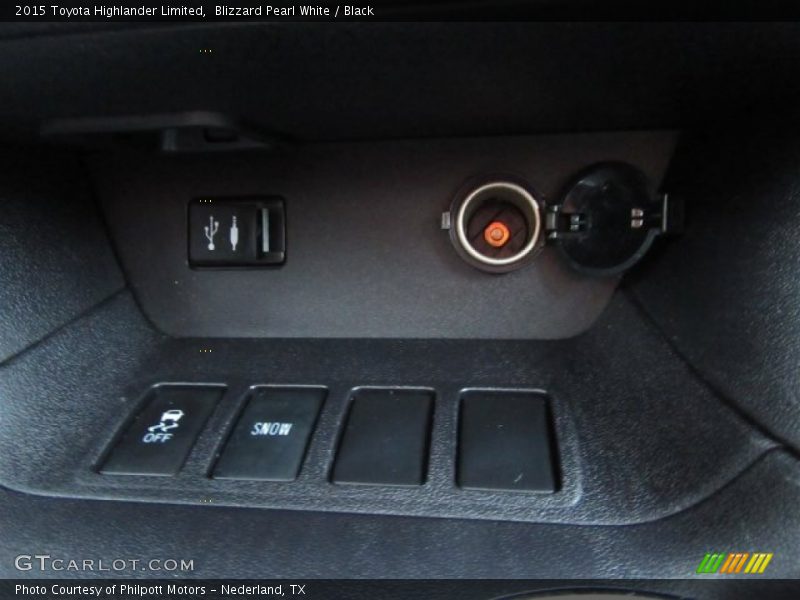 Blizzard Pearl White / Black 2015 Toyota Highlander Limited