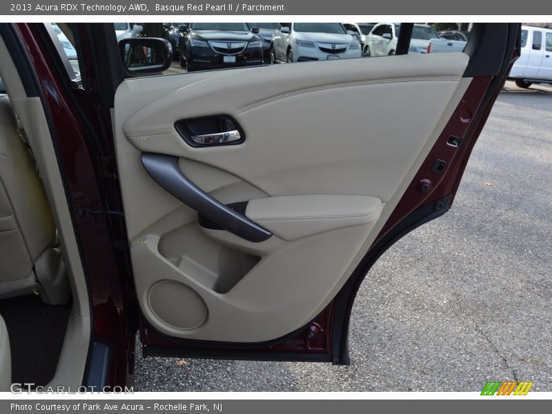 Basque Red Pearl II / Parchment 2013 Acura RDX Technology AWD