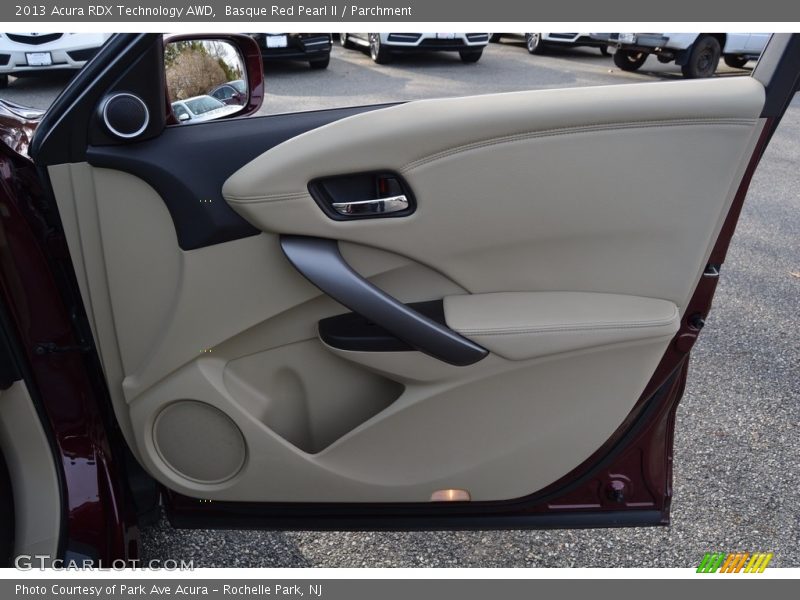Basque Red Pearl II / Parchment 2013 Acura RDX Technology AWD