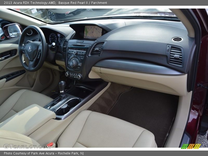 Basque Red Pearl II / Parchment 2013 Acura RDX Technology AWD