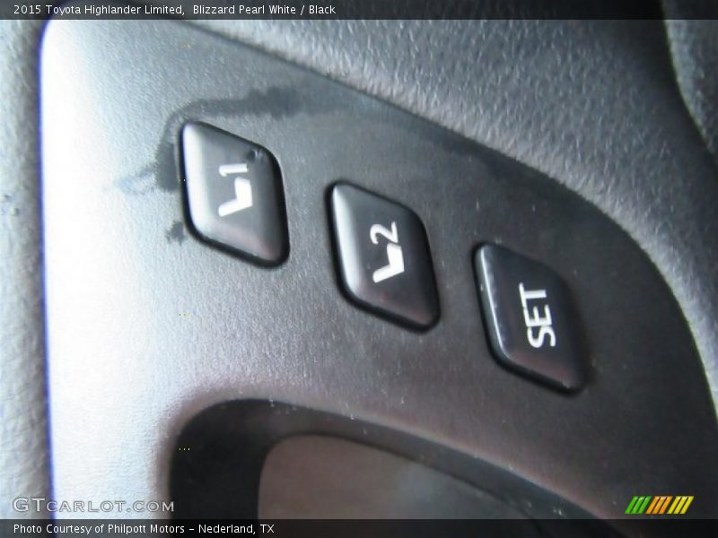 Blizzard Pearl White / Black 2015 Toyota Highlander Limited
