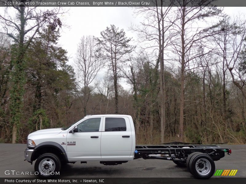 Bright White / Black/Diesel Gray 2017 Ram 4500 Tradesman Crew Cab Chassis