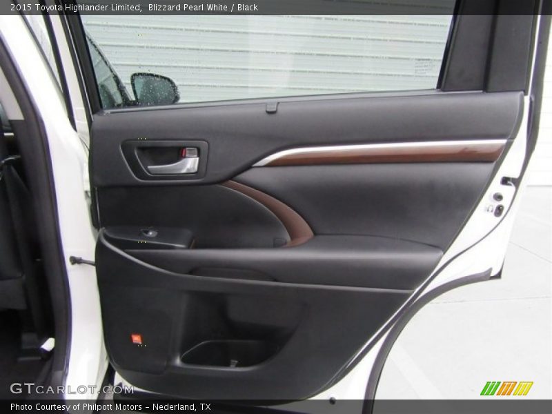Blizzard Pearl White / Black 2015 Toyota Highlander Limited