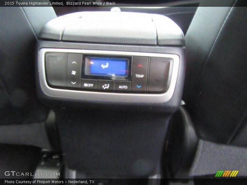 Blizzard Pearl White / Black 2015 Toyota Highlander Limited