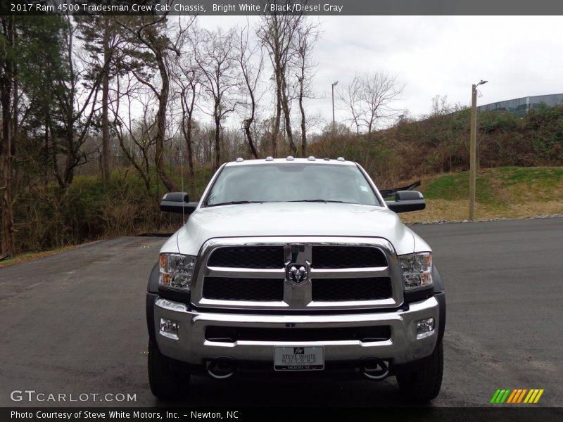 Bright White / Black/Diesel Gray 2017 Ram 4500 Tradesman Crew Cab Chassis