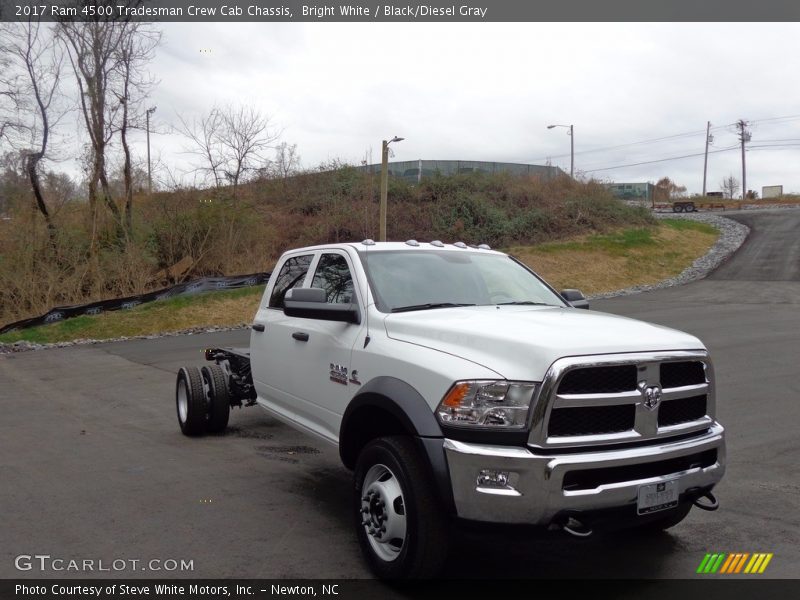 Bright White / Black/Diesel Gray 2017 Ram 4500 Tradesman Crew Cab Chassis