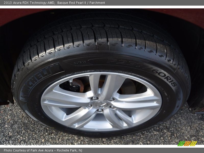 Basque Red Pearl II / Parchment 2013 Acura RDX Technology AWD