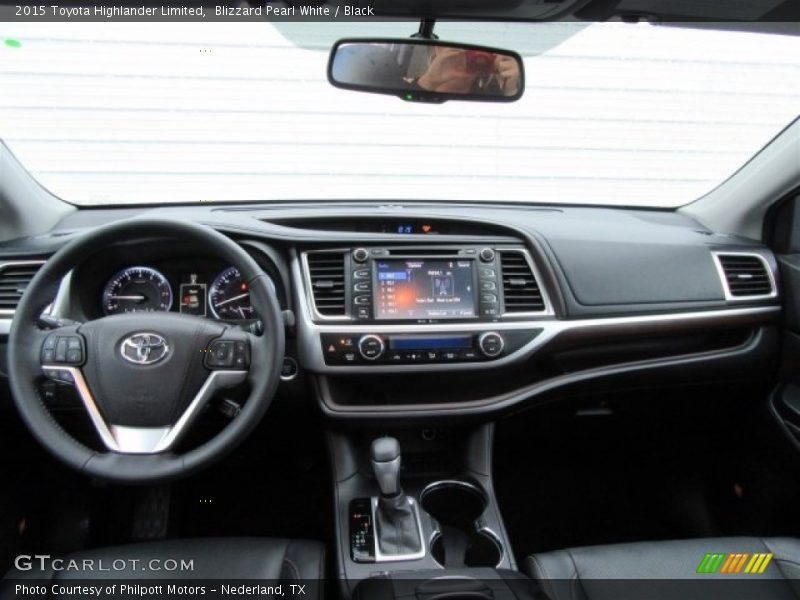 Blizzard Pearl White / Black 2015 Toyota Highlander Limited