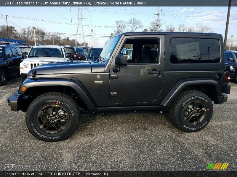 Granite Crystal Metallic / Black 2017 Jeep Wrangler 75th Anniversary Edition 4x4