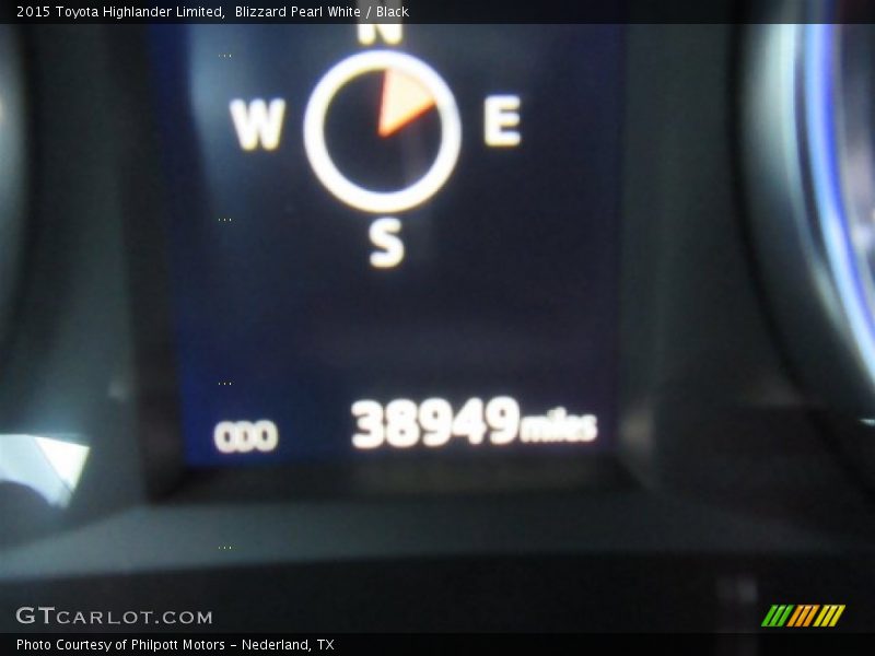 Blizzard Pearl White / Black 2015 Toyota Highlander Limited