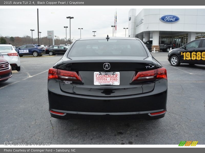 Black Copper Pearl / Graystone 2015 Acura TLX 2.4