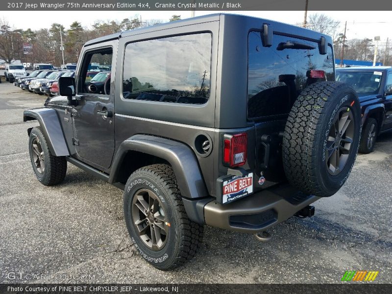 Granite Crystal Metallic / Black 2017 Jeep Wrangler 75th Anniversary Edition 4x4
