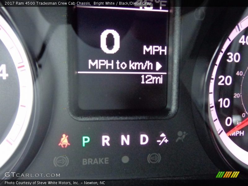 Bright White / Black/Diesel Gray 2017 Ram 4500 Tradesman Crew Cab Chassis