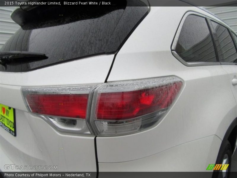 Blizzard Pearl White / Black 2015 Toyota Highlander Limited