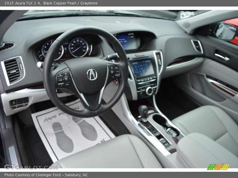 Black Copper Pearl / Graystone 2015 Acura TLX 2.4