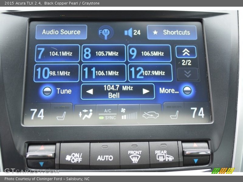 Black Copper Pearl / Graystone 2015 Acura TLX 2.4