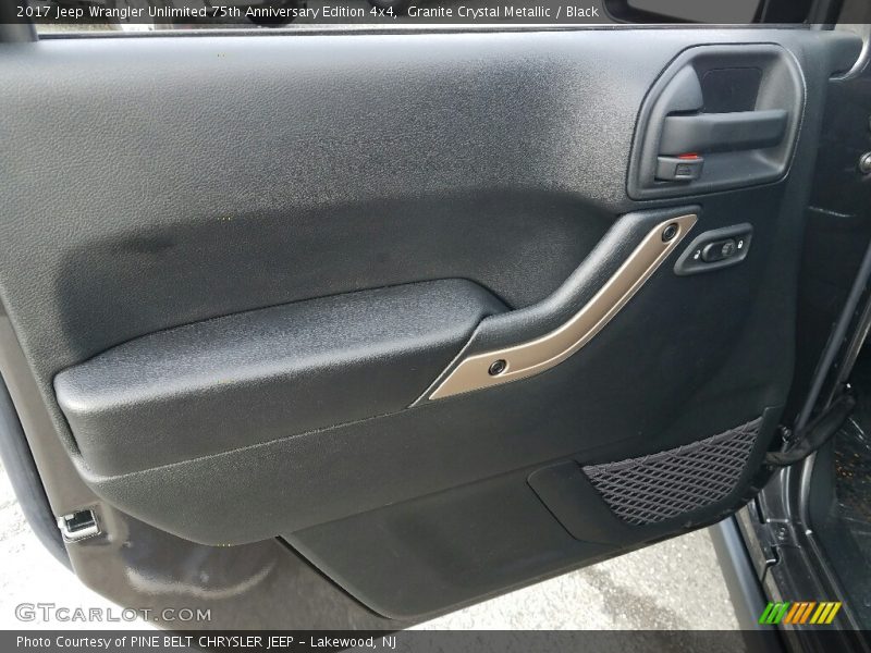 Door Panel of 2017 Wrangler Unlimited 75th Anniversary Edition 4x4