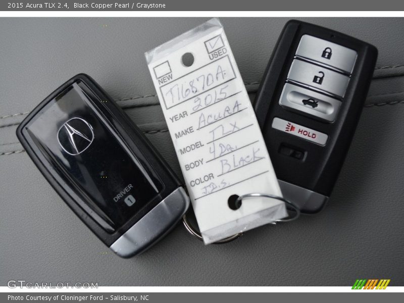 Black Copper Pearl / Graystone 2015 Acura TLX 2.4