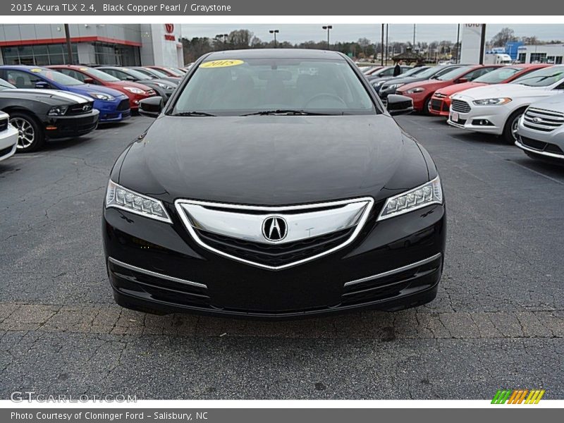 Black Copper Pearl / Graystone 2015 Acura TLX 2.4