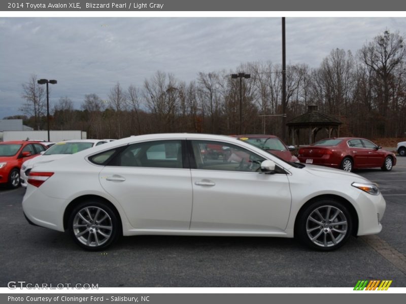 Blizzard Pearl / Light Gray 2014 Toyota Avalon XLE