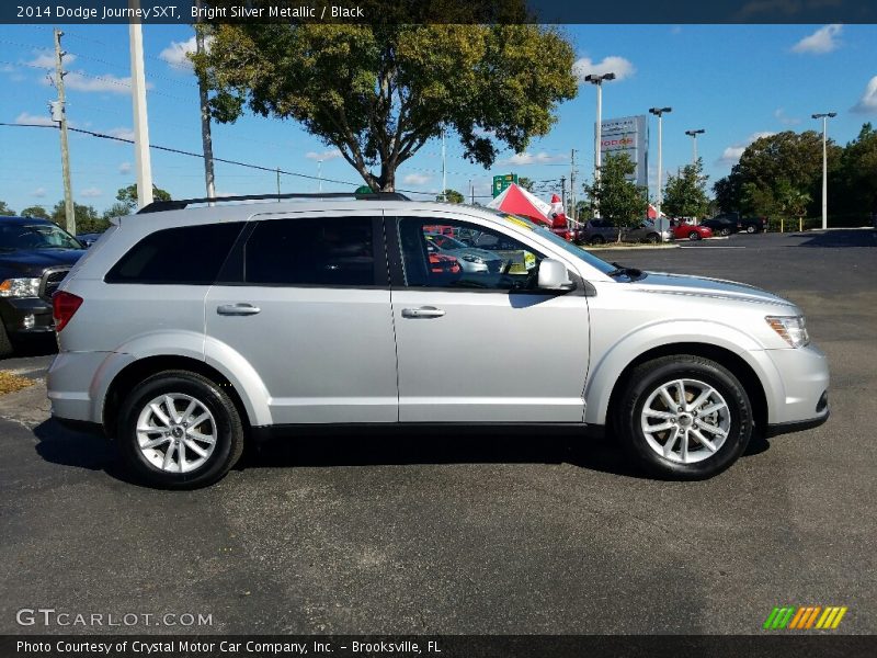 Bright Silver Metallic / Black 2014 Dodge Journey SXT