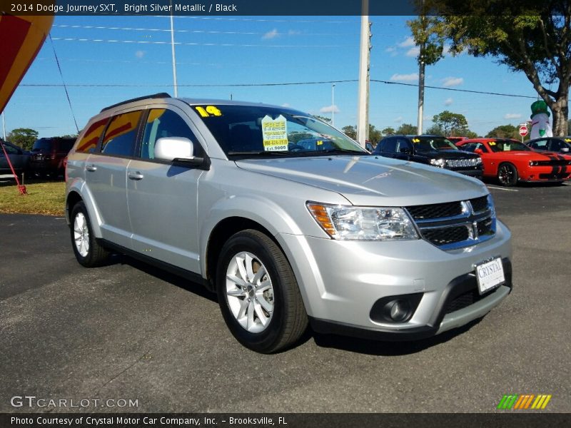 Bright Silver Metallic / Black 2014 Dodge Journey SXT