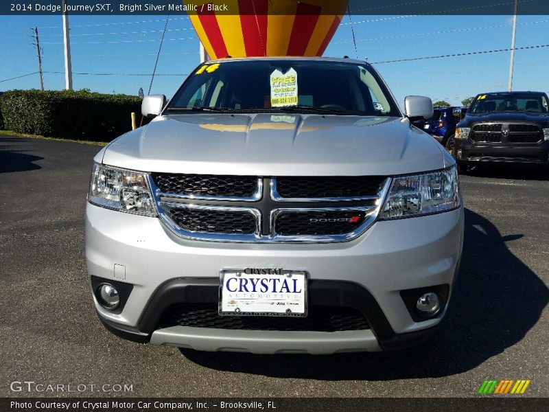Bright Silver Metallic / Black 2014 Dodge Journey SXT