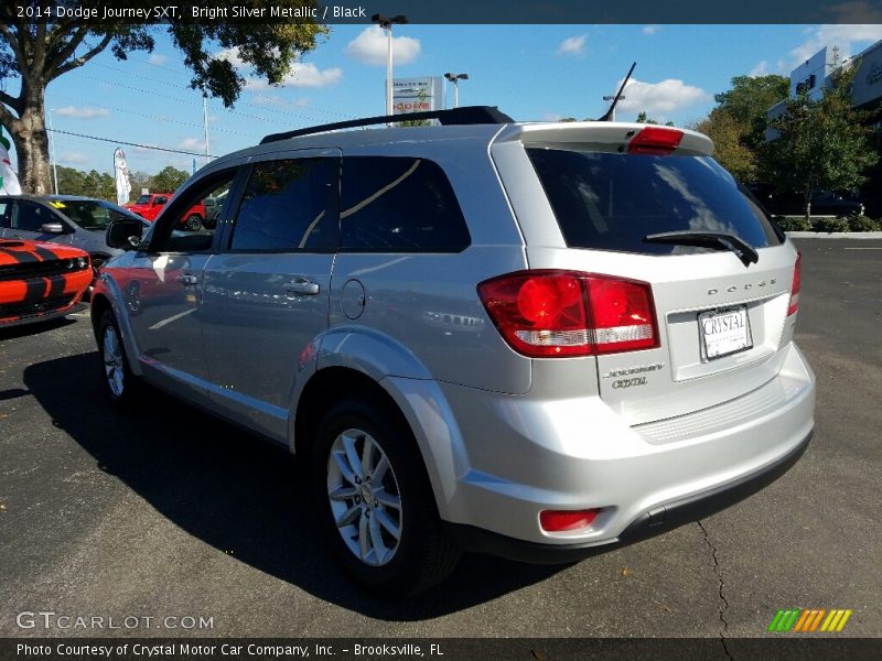 Bright Silver Metallic / Black 2014 Dodge Journey SXT
