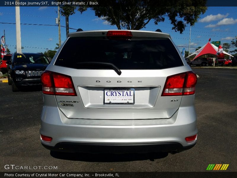 Bright Silver Metallic / Black 2014 Dodge Journey SXT