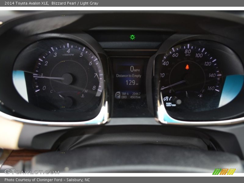 Blizzard Pearl / Light Gray 2014 Toyota Avalon XLE
