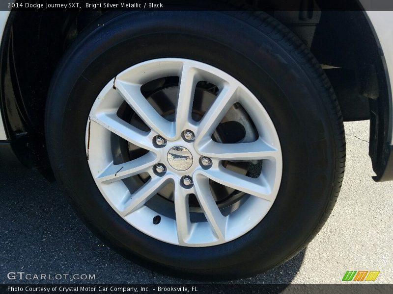 Bright Silver Metallic / Black 2014 Dodge Journey SXT